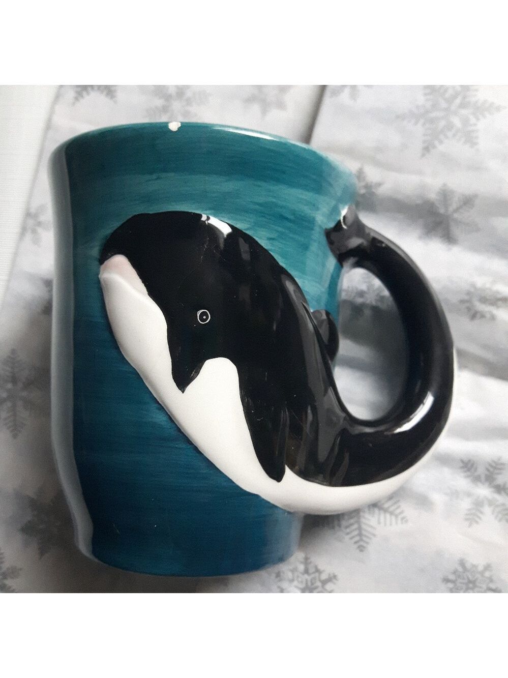 Hand Painted Sea World Mug Whale Mug